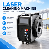 Machine de nettoyage au laser à fibre pulsée portable 100W 200W, nettoyeur laser pour le bois, les meubles, le décapage de peinture antique, l'élimination des graffitis