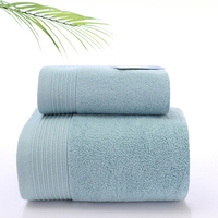 Customized White Colors Home Used Good Quality Cotton Hotel Bath Towel Sets Face Towel Sets 3pcs Towels Sets