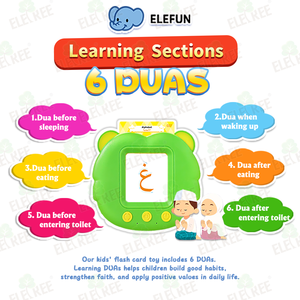 Bambini bilingue arabico inglese parole 224 primo alfabeti cognitivo parlante Flash Card logopedia giocattolo educativo regalo islamico - Product Image 3