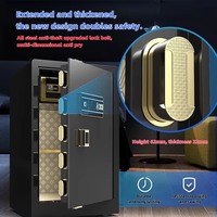Nouveaux Modèles Phares : Casier de Sécurité de Bureau à Grande Capacité, Coffre-fort à Empreintes Digitales pour Bijoux de Grande Taille, Idéal pour la Sécurité à Domicile et au Bureau