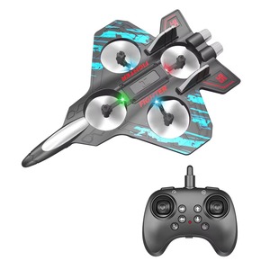 Plastic Glider Style LED <b>Jet</b> Fighter Drone 2-Channel Auto Return Ready-to-Go Indoor Use Expert Skill <b>RC</b> 1080p FHD Camera - Product Image 6