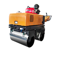 Nouveau Compacteur Routier Vibratoire à Double Tambour de 800 kg avec Système Hydraulique Complet, Certifié EPA CE, pour Asphalte