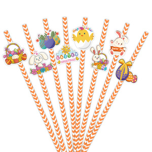 Nuevos Artículos de Decoración de Paja para Fiestas de Pascua - Product Image 1
