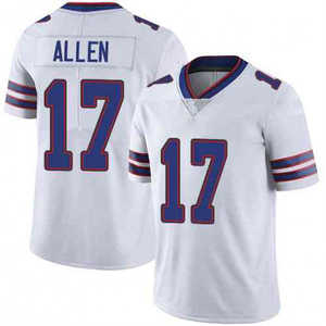 2024 Maillots de football américain pour hommes Respirant Plus Size 17 Josh Allen 0 Keon <span class=keywords><strong>Coleman</strong></span> 40 Von Miller 12 Jim pour Kelly 88 Dawson - Product Image 3