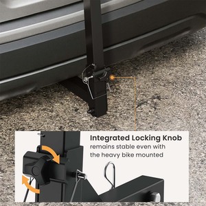 Support de Rangement Pliable pour 3 Vélos CBR15-31H à Fixer sur la Voiture, Porte-Vélos Suspendu pour Camion, SUV, Minivan avec Crochet d'Attelage - Product Image 2