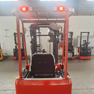 Klein Personeelsbestand Driepunts Elektrische Stapelaar 3 Wielen 1T/1.5T/2T Capaciteit Smal Gangpad Werk Triplex Mast Vorkheftrucks Pallet Retail - Product Image 5
