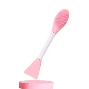 2 In 1 Face Brush Double Sided Facial Cleansing Exfoliating Silicone Face Brush