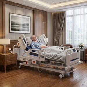 Cama Médica Eléctrica <span class=keywords><strong>de</strong></span> 7 Funciones con Medición <span class=keywords><strong>de</strong></span> Peso, Cama <span class=keywords><strong>de</strong></span> Enfermería Antiescaras para UCI, Clínica y Pacientes - Product Image 1