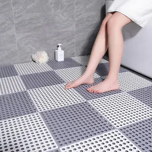 Недорогие Нескользящие коврики из ТПЭ для ванной и душа, нескользящий напольный коврик для ванной с присоской
