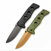 Couteau pliant de poche mini 273, lame D2 haute dureté, manche G10, couteau d'extérieur tranchant, outil EDC pour le camping, couteau portable d'autodéfense