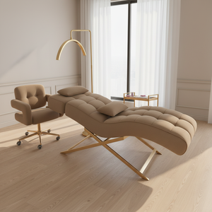 Lettino per ciglia con regolazione testa, nuovo, per ciglia arricciate, lettino da massaggio per salone di bellezza, lettino per ciglia, lettino per trattamenti viso - Product Image 1