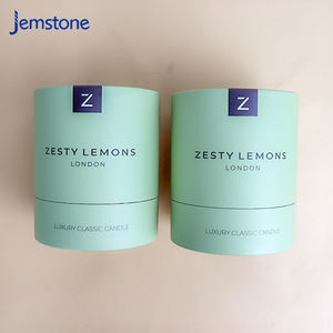 Emballage cylindrique en papier de luxe pour bougies et cire de sable, conçu pour les marques de décoration intérieure haut de gamme - Product Image 6