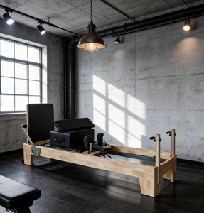 Лучшая цена на деревянный компактный многофункциональный тренажер для йоги и фитнеса (реформатор, машина для тренировки кора) от продавца - Product Image 1