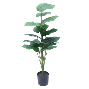 Nhà máy bán nhựa cây xanh lá trang trí thanh lịch Nhân tạo cây xanh 90cm artificialduck Claw gỗ cây - Product Image 6