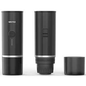 Machine à café portable rechargeable Anbo 140W 15 bars avec mousseur à lait en option, alimentation voiture, cafetière portable avec fonction auto-chauffante - Product Image 1