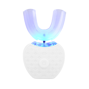 Escova De Dentes Sônica Impermeável Automática Recarregável U-Shape Silicone 360 Degree Cleaning Produto Toothbrush Premium - Product Image 2