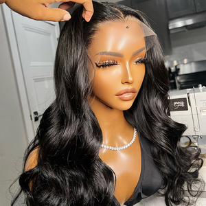 Швейцарское кружево 13x4 13x6 HD, фронтальная поставка, Сверхтонкая прозрачная HD кружевная застежка фронтальная с детскими волосами, закрытием и фронтальной - Product Image 1