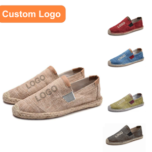 Commercio all'ingrosso degli uomini di scarpe scarpe basse di tela a mano di alta qualità di fabbrica <span class=keywords><strong>nan</strong></span> esapdrilles - Product Image 1