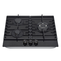 NANO Cuisinière à piles en verre Table de cuisson à gaz 1 2 3 4 5 6 Brûleurs pour la cuisine pour l'hôtel et la maison