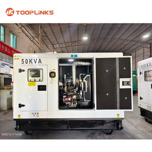 Groupe électrogène diesel silencieux 50 kVA, générateur <span class=keywords><strong>électrique</strong></span> <span class=keywords><strong>triphasé</strong></span> 40 kW, contrôleur Smartgen/Deepsea, 50 Hz, Guangzhou - Product Image 2
