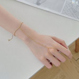 Bijoux pour femmes Dylam Dainty Design, chaîne latérale en argent 925, pendentif queue en zircone cubique 5A, bracelet chaîne pour doigt - Product Image 4