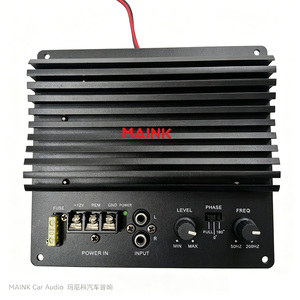 Carte amplificateur de subwoofer à basses pures haute puissance pour modification de système audio automobile, installation facile, bricolage rapide, sans câblage - Product Image 1
