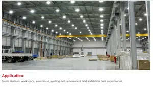 Illuminazione industriale del magazzino della fabbrica 60w 80w 100W 150W 200W alta luce principale commerciale della baia