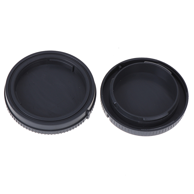 HOT Wholesale Camera Body Cap Cover Rear Lens Body Cap Set Dust Screw Mount for Nikon Sony Canon EOS M Lumix Pantex Fuji DSLR