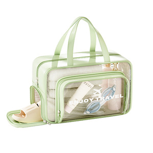 <b>Toiletry</b> Bag Large Capacity Dry Wet Separation Beach Travel Shower Bag With Shoe Compartment Waterproof Bathroom Tote - Product Image 5