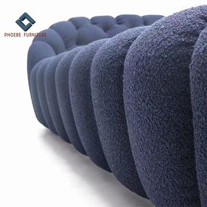 Set di Mobili per Camera da Letto in Stile Parigino, Letto Francese Imbottito a Bolla Molto Confortevole - Product Image 6