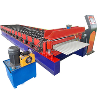 Machine de formage à rouleaux pour tôles ondulées en acier galvanisé pour la fabrication de tuiles de toit en aluminium