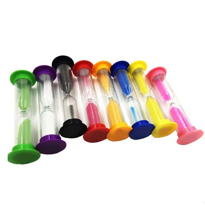 Creative Gifts Kids Plastic Hourglass 30 seconds 1 2 3 4 5 minutes Colorful Sand timer Hourglass