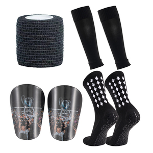 Calcio <span class=keywords><strong>parastinchi</strong></span> per adulti calzini da calcio e Mini <span class=keywords><strong>parastinchi</strong></span> copertura per le gambe Set protezione per adulti calcio antiscivolo calzini sportivi - Product Image 6