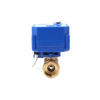 Vanne de retour à ressort en laiton Ss304 Mini actionneur électrique vanne motorisée de contrôle de l'eau 3v 5v 6v 12v 24v 110v 220v