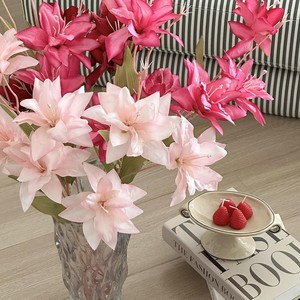 Prévisualisation de fleurs artificielles en soie, bouquet de mariage, décorations pour la maison - Product Image 3