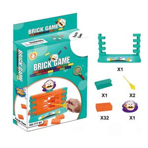 Divertido juego de <span class=keywords><strong>pared</strong></span> de empuje de ladrillo para niños, bloques de construcción de <span class=keywords><strong>pared</strong></span> de ladrillo, juego de apilamiento, demolición de <span class=keywords><strong>pared</strong></span>, juguete educativo interactivo desafiante - Product Image 3