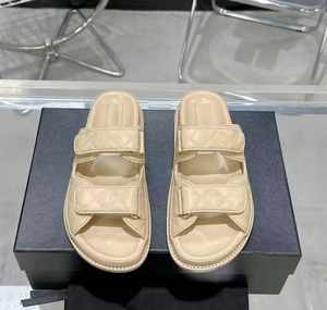 2026 Fashion Trend High-Quality Designer Brand <b>Flat</b> Beach <b>Sandals</b> - Product Image 5