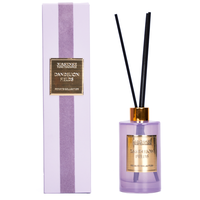 Diffuseur de parfum à roseaux d'huiles essentielles de luxe 200 ml, pot en verre coloré, marque privée, diffuseur d'arômes, idéal pour la décoration de la maison, coffret cadeau