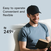 Gorro de Terapia Capilar Flexible con 142 LED de Luz Roja Recargable, Mantenimiento Diario de la Salud del Cabello para Hombres y Mujeres