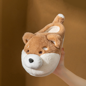 Cute Cartoon <strong>Dog</strong> Design Novelty Plush Warm Non-slip Platform Fluffy Winter House <strong>Slippers</strong> <strong>for</strong> Women - Product Image 3