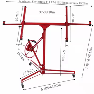 Outils de véhicule de levage de panneau de levage de cloison sèche de haute qualité de 11 pieds pour la chaîne hydraulique de levage de plaques de plâtre 68KG - Product Image 3