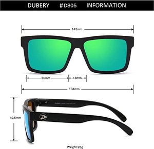 DUBERY Vente en gros 2026 Lunettes <span class=keywords><strong>de</strong></span> <span class=keywords><strong>soleil</strong></span> <span class=keywords><strong>de</strong></span> luxe polarisées pour hommes, monture rectangulaire, bleu rouge, lunettes <span class=keywords><strong>de</strong></span> <span class=keywords><strong>soleil</strong></span> tendance pour hommes, lunettes <span class=keywords><strong>de</strong></span> <span class=keywords><strong>soleil</strong></span> tendance - Product Image 4