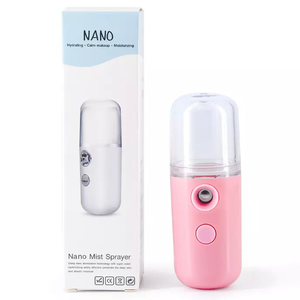 เครื่องพ่นละอองนาโนแบบพกพา ชาร์จผ่าน USB ใช้คลื่นอัลตราโซนิก ให้ความชุ่มชื้น ฉีดพ่นละอองนาโนสำหรับผิวหน้า - Product Image 1
