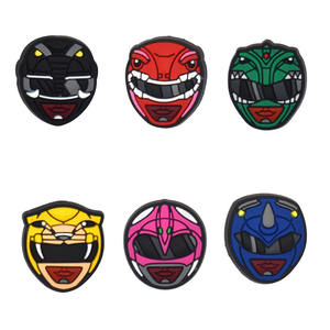 Venta al por mayor de dijes personalizados de PVC para zapatos, decoración de calzado Super <span class=keywords><strong>Sentai</strong></span>, dijes para zuecos con temática de videojuegos para hombres y niños - Product Image 5