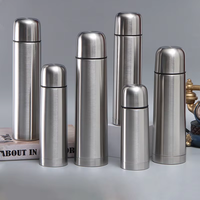 Bouteilles d'eau isothermes en acier inoxydable 350 ml avec logo personnalisé, vente en gros, très demandées, tasse droite à pression d'air, pour le camping