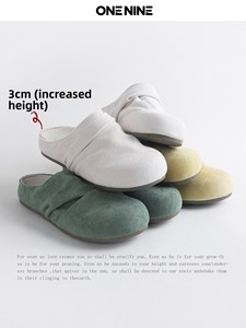 Nouvelles <span class=keywords><strong>mules</strong></span> <span class=keywords><strong>Birkenstock</strong></span> jaunes printemps-été pour <span class=keywords><strong>femme</strong></span>, à bout fermé, style 2026, avec semelle compensée en PU - Product Image 2