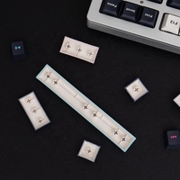 Personality Gmk Future Funk 129 Keys Cherry Profile Pbt Keycap Dye-Sub English Custom Keycaps for 61/64/68 Mechanical Keyboard