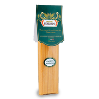 500g de Spaghettis Italiens aux Semoule de Blé Dur, Pâtes Fraîches Artisanales pour Recettes Italiennes Traditionnelles Séchées et Emballées en Sachet
