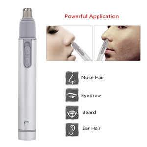 Rasoir électrique portable CNAIER AE-822 pour hommes, lame en acier, alimenté par batterie, pour l'épilation du nez et des oreilles, tondeuse nasale, soin du visage, rasage - Product Image 1