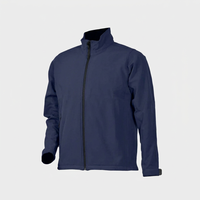 Blouson Bomber Sportif en Toile Softshell pour Homme – Coupe-Vent, Imperméable, Respirant, Zippé, Col Montant, Uni, Confortable pour l'Extérieur et l'Hiver